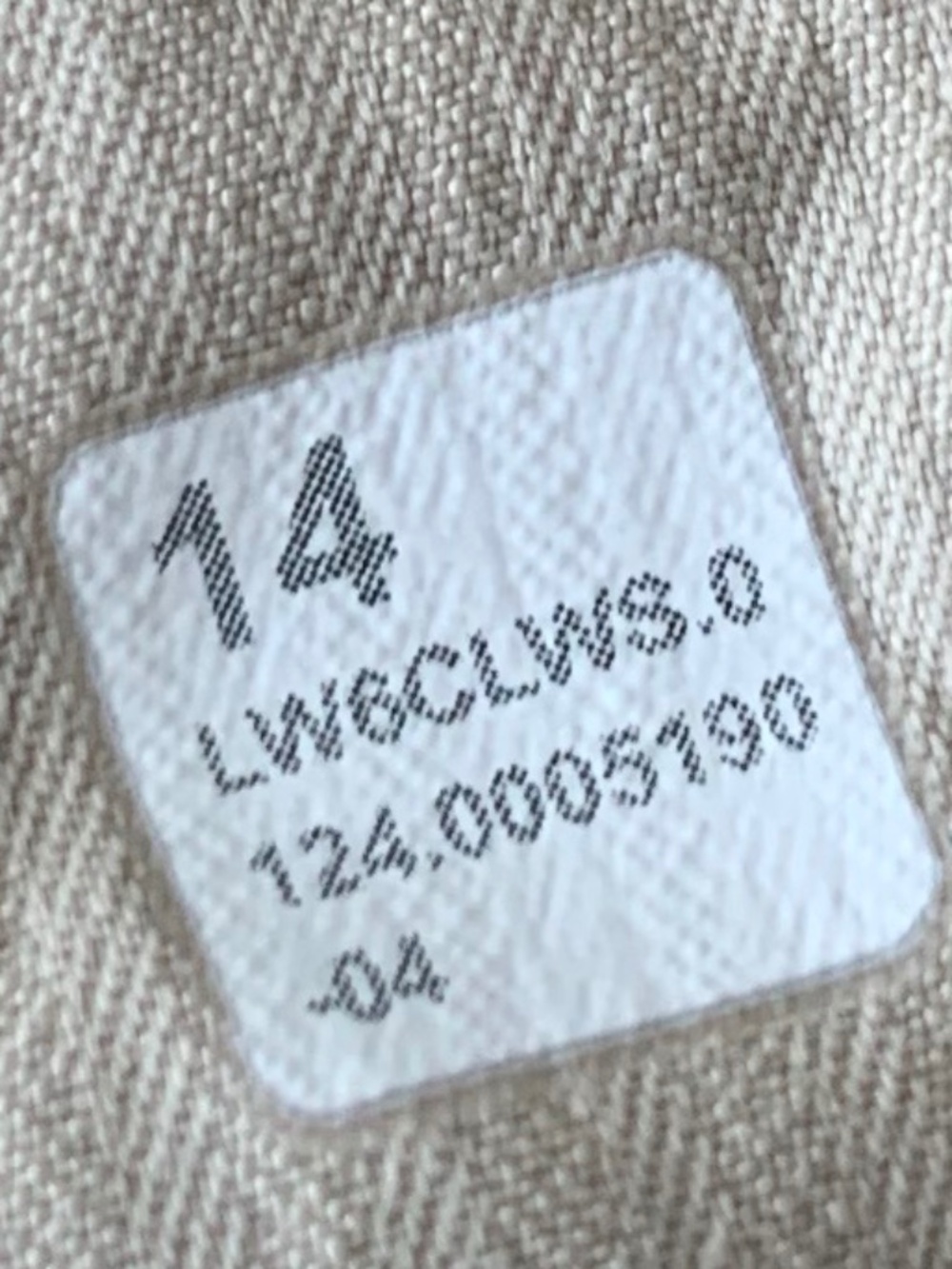 Lululemon Dance Studio mid-Rise Cropped pant in Light tan Women's size 14 - Picture 15 of 15